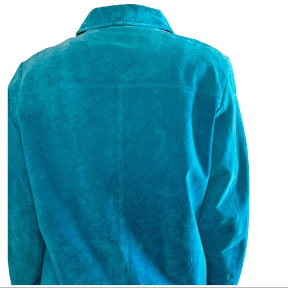 Pendleton Turquoise Suede Jacket - Picture 6 of 8